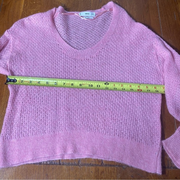 Mango Womens Sweater Light Pink Size S - Picture 7 of 8